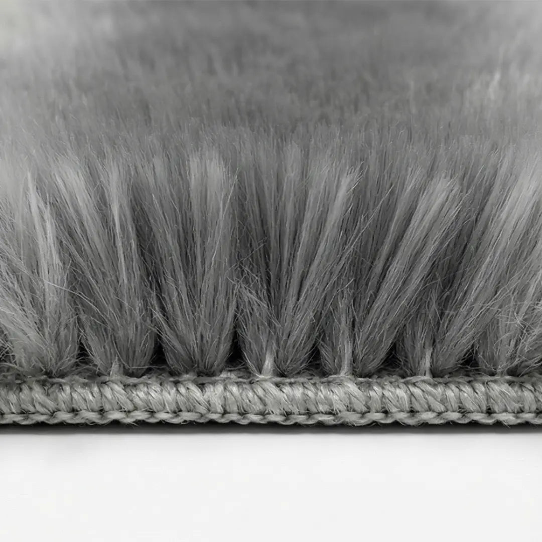 Ombre Shaggy Plush Rug, 4 cm Pile, Non-Slip Felt Backing