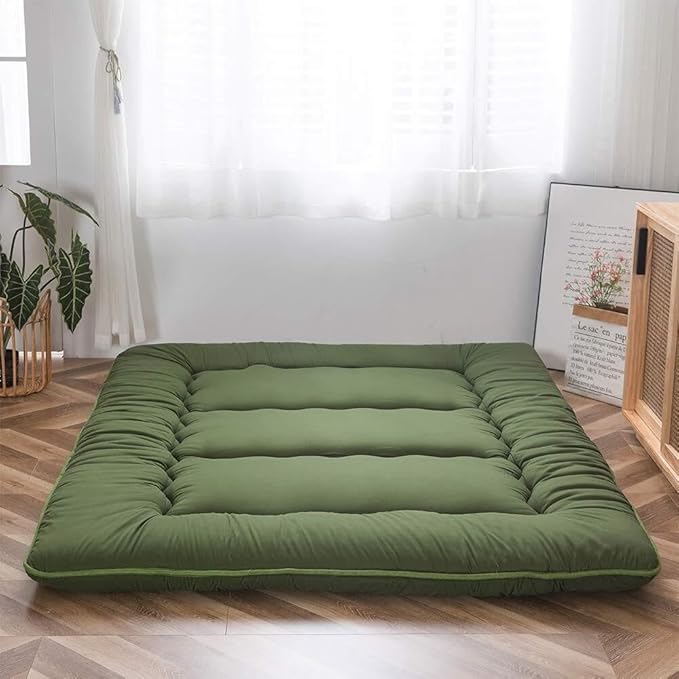 Folding Futon Mattress 10cm Thick, Japanese Style Floor Mat