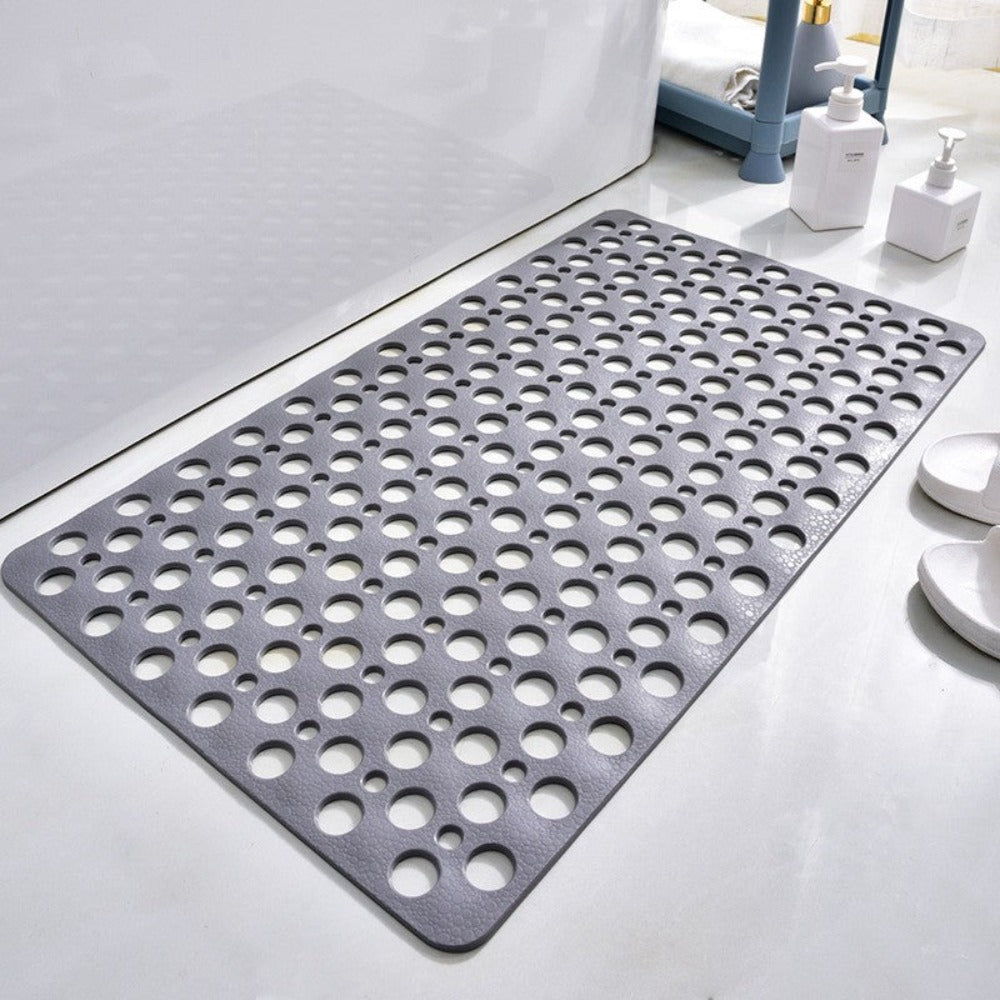 Non-Slip TPE Shower Mat with Suction Cups, Four Sizes