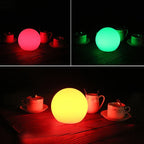 Rechargeable Globe Mood Light, 16 Colours, Remote, 15 or 20 cm