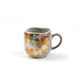 Handmade Japanese Porcelain Mug 230ml, Hanazume Floral Pattern