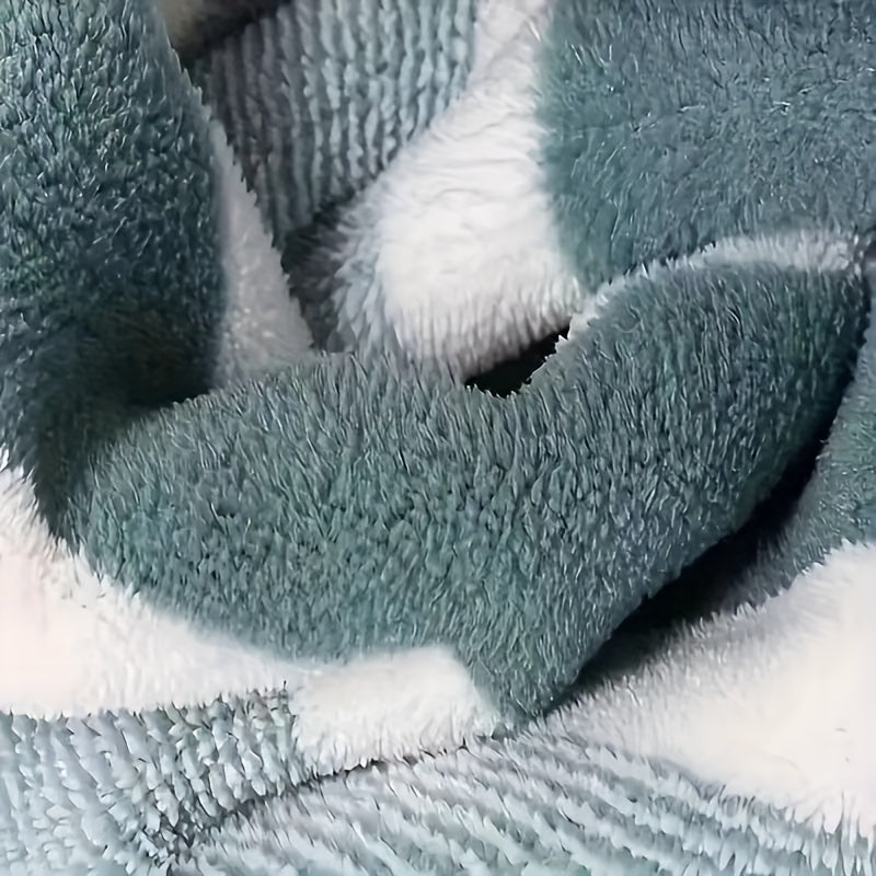 Coral Fleece Bath Towel Set of 8, Quick-Dry 280 gsm