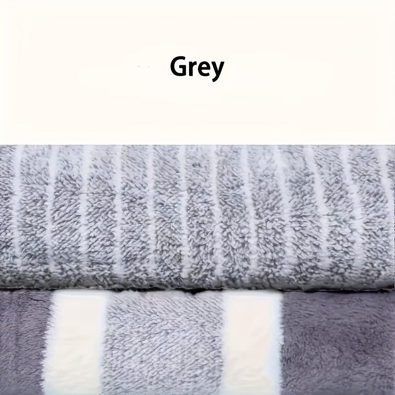 Coral Fleece Bath Towel Set of 8, Quick-Dry 280 gsm