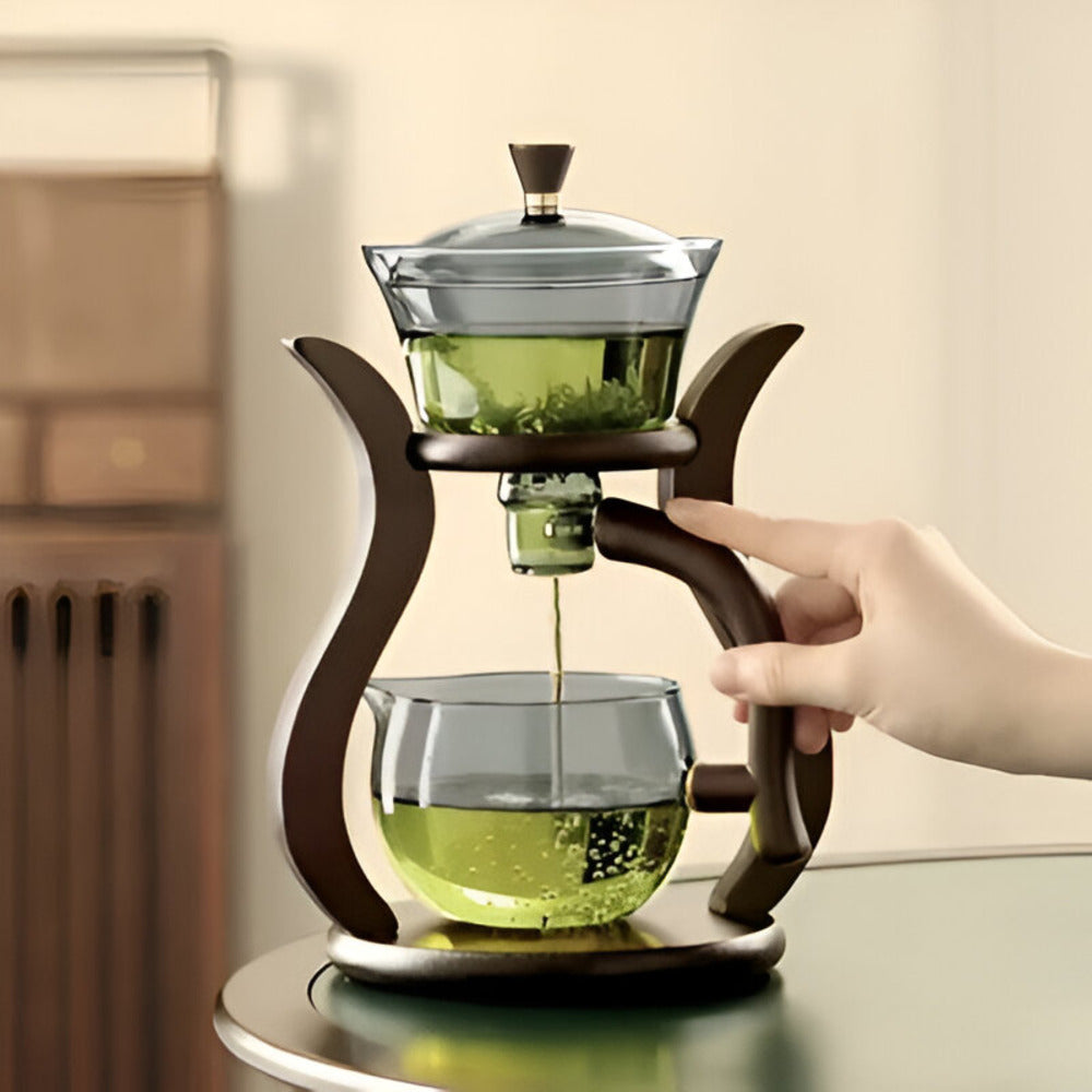 Glass Teapot with Infuser and Magnetic Drip Stop, 600 ml