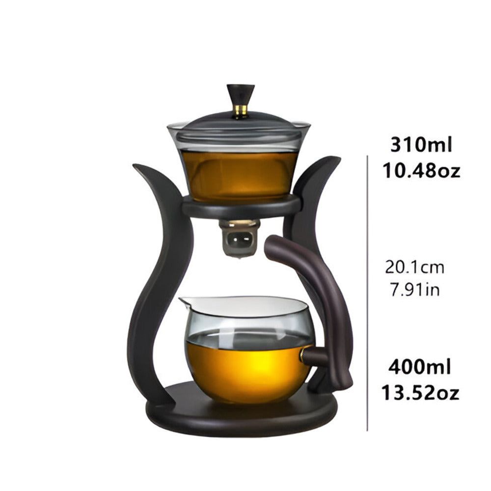 Glass Teapot with Infuser and Magnetic Drip Stop, 600 ml