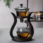 Glass Teapot with Infuser and Magnetic Drip Stop, 600 ml