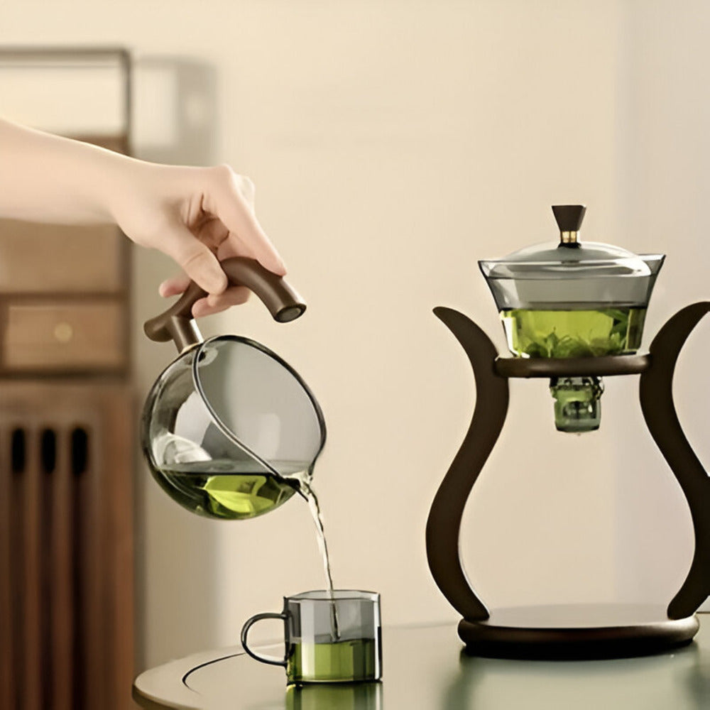 Glass Teapot with Infuser and Magnetic Drip Stop, 600 ml