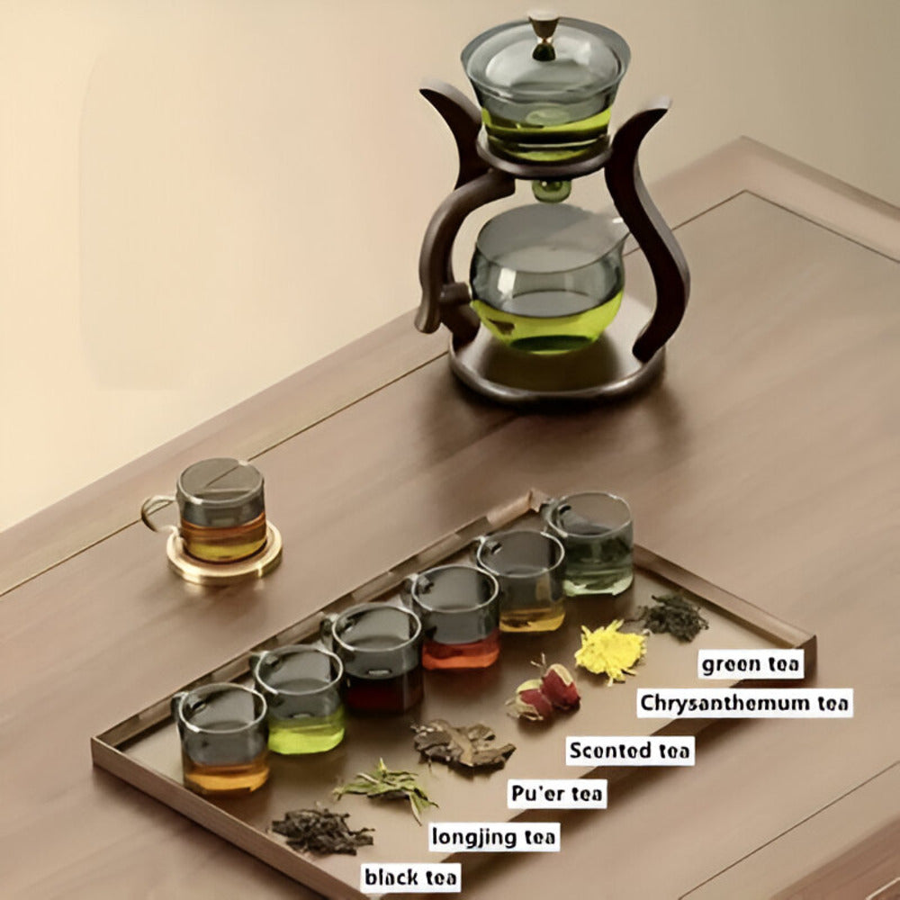 Glass Teapot with Infuser and Magnetic Drip Stop, 600 ml