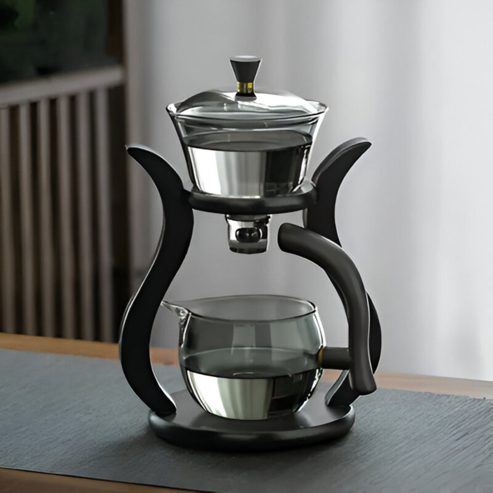 Glass Teapot with Infuser and Magnetic Drip Stop, 600 ml