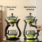 Glass Teapot with Infuser and Magnetic Drip Stop, 600 ml