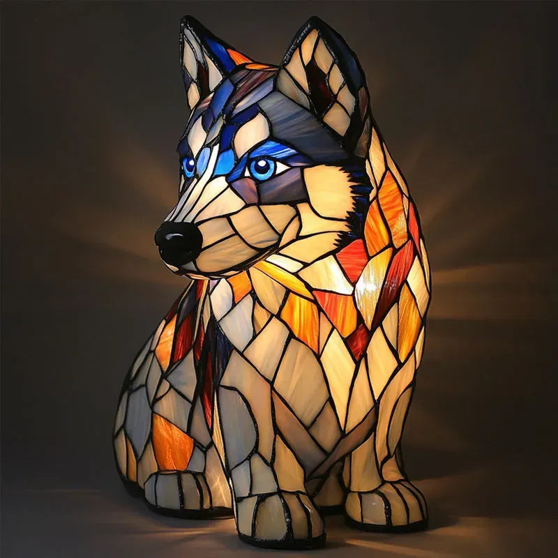 Dog Silhouette Decorative Lamp, USB or Battery, Seven Breeds
