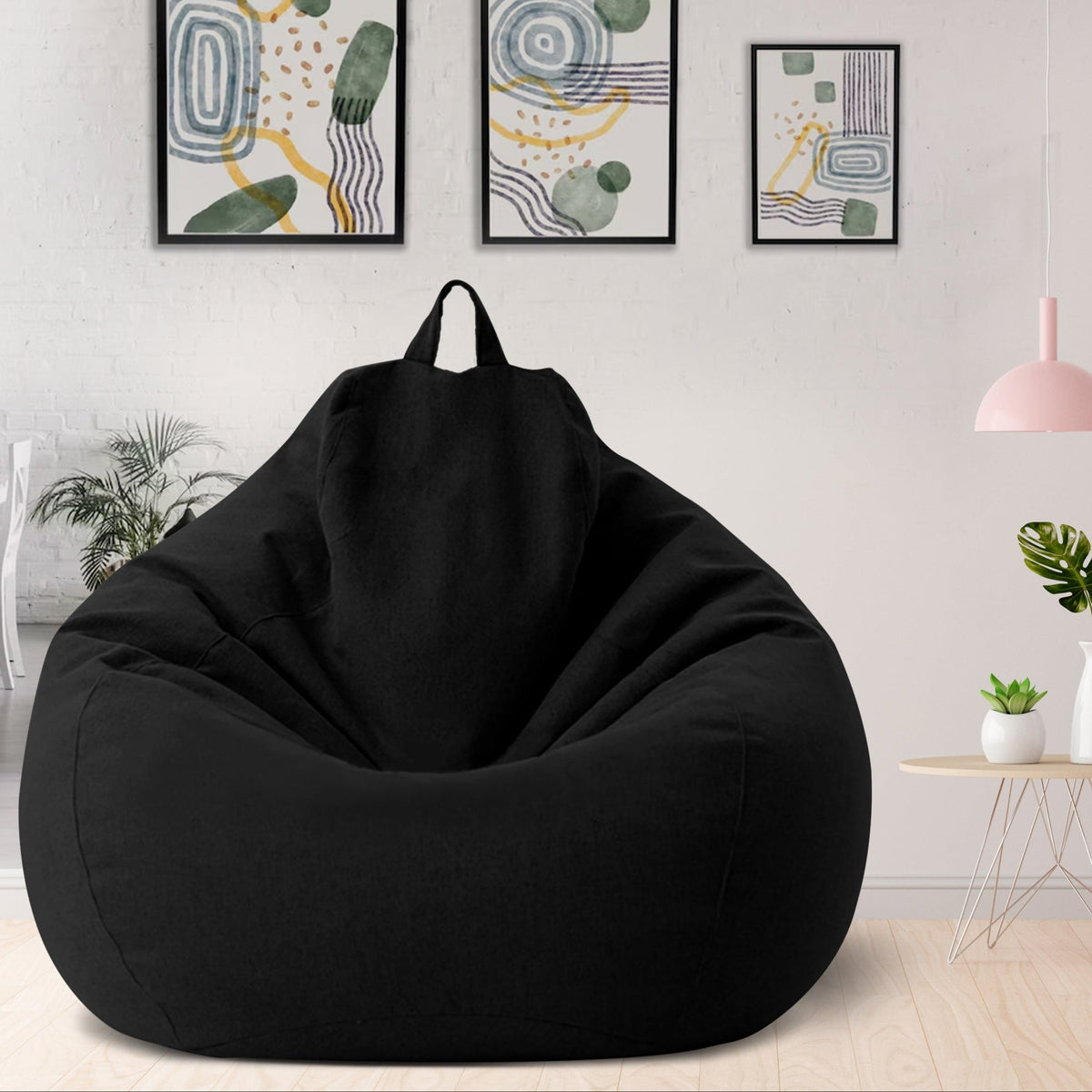 Ergonomic Bean Bag Cover, Unfilled, Washable Polyester