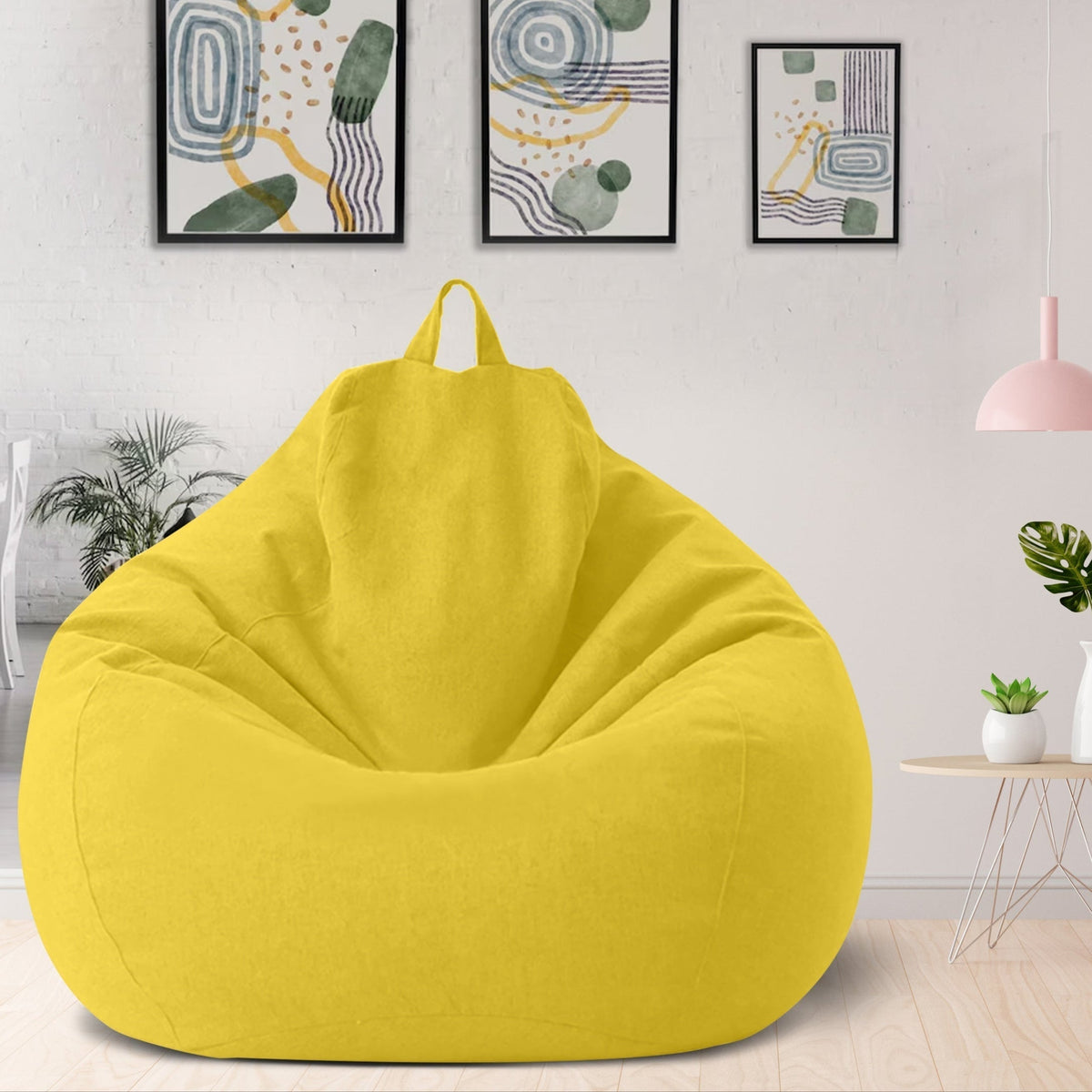 Ergonomic Bean Bag Cover, Unfilled, Washable Polyester