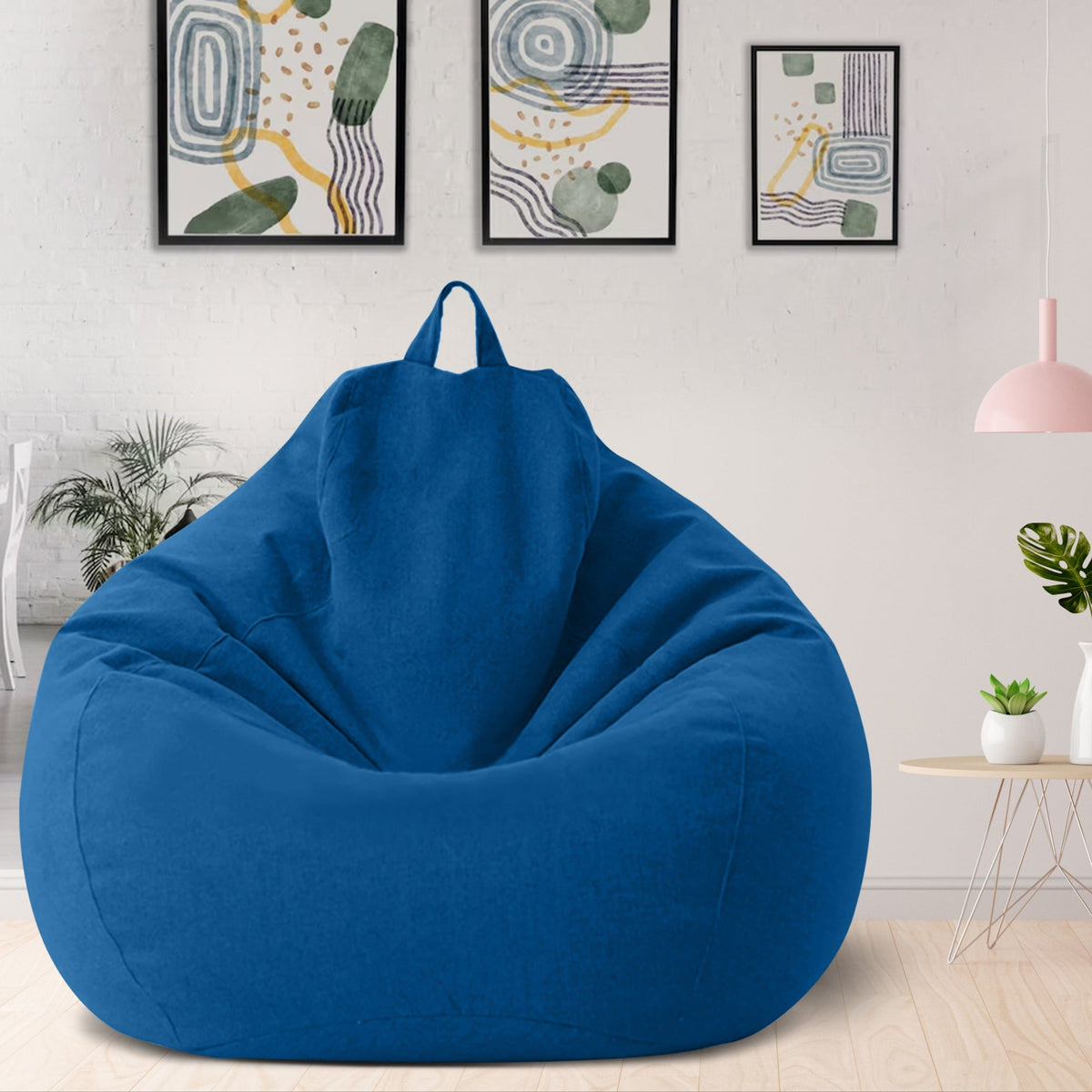 Ergonomic Bean Bag Cover, Unfilled, Washable Polyester