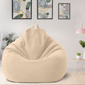 Ergonomic Bean Bag Cover, Unfilled, Washable Polyester
