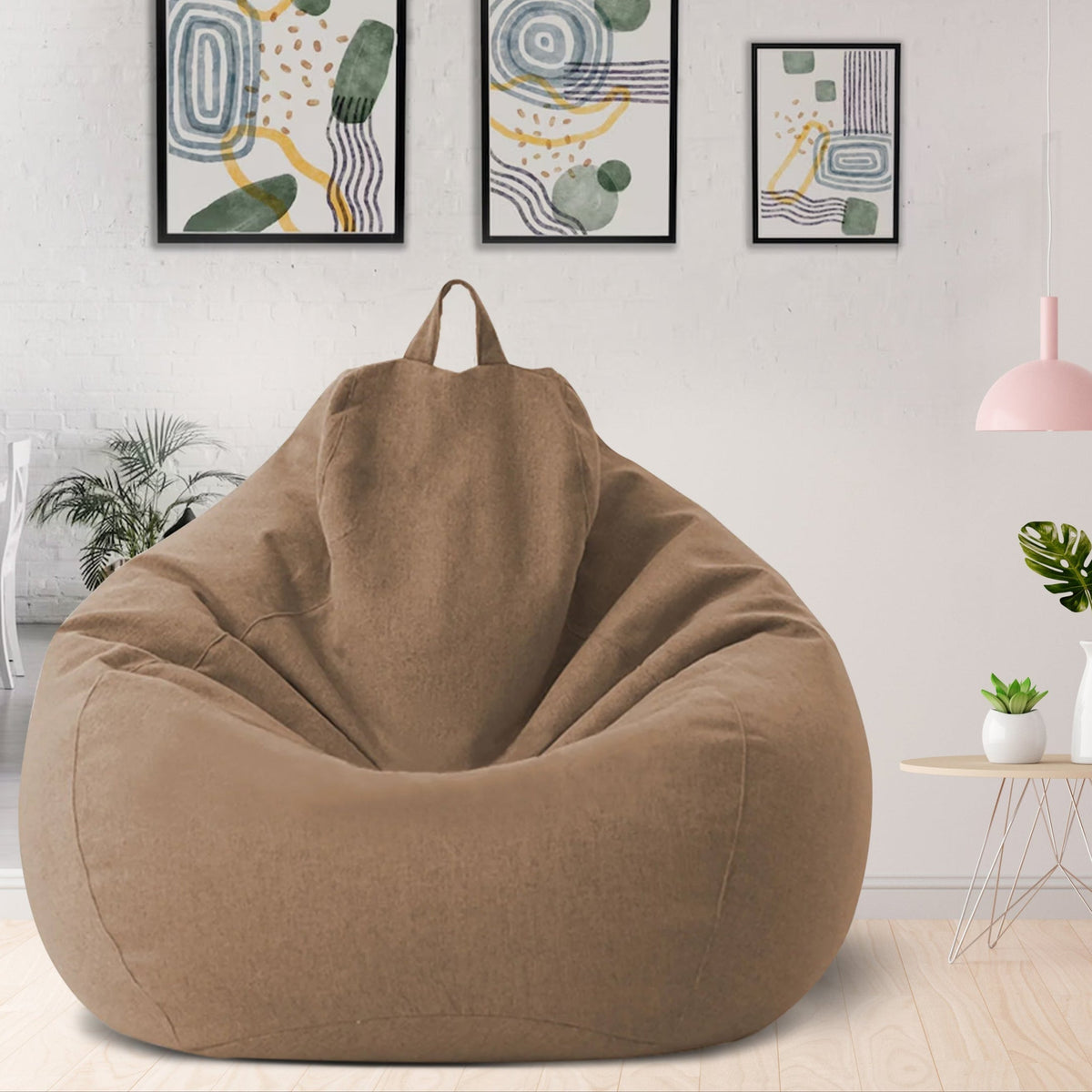 Ergonomic Bean Bag Cover, Unfilled, Washable Polyester