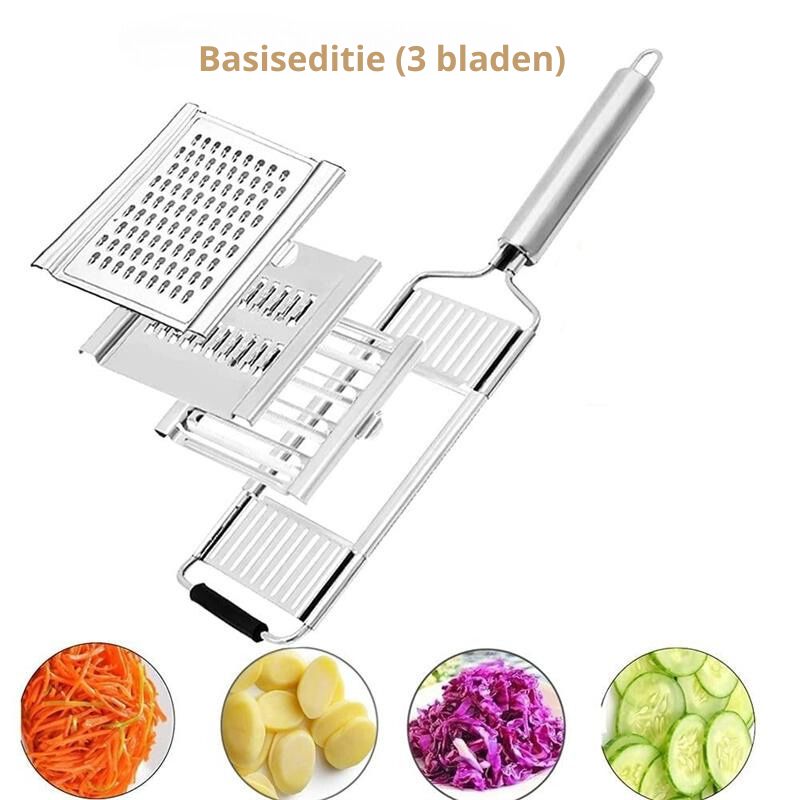 Multi-Blade Vegetable Slicer with Ergonomic Handle