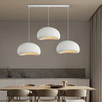 Dimmable Minimalist Pendant Light, 30-50cm, White or Grey