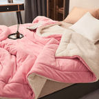 Soft Flannel Fleece Throw Blanket for Sofa and Bed