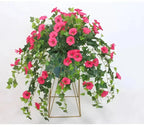 Artificial Morning Glory Garland 66cm, UV Resistant, Pack of 2