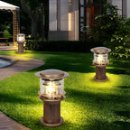 Aluminium Garden Bollard Light, IP65, E27, 15 cm Diameter