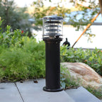Aluminium Garden Bollard Light, IP65, E27, 15 cm Diameter