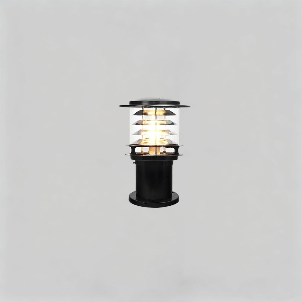Aluminium Garden Bollard Light, IP65, E27, 15 cm Diameter