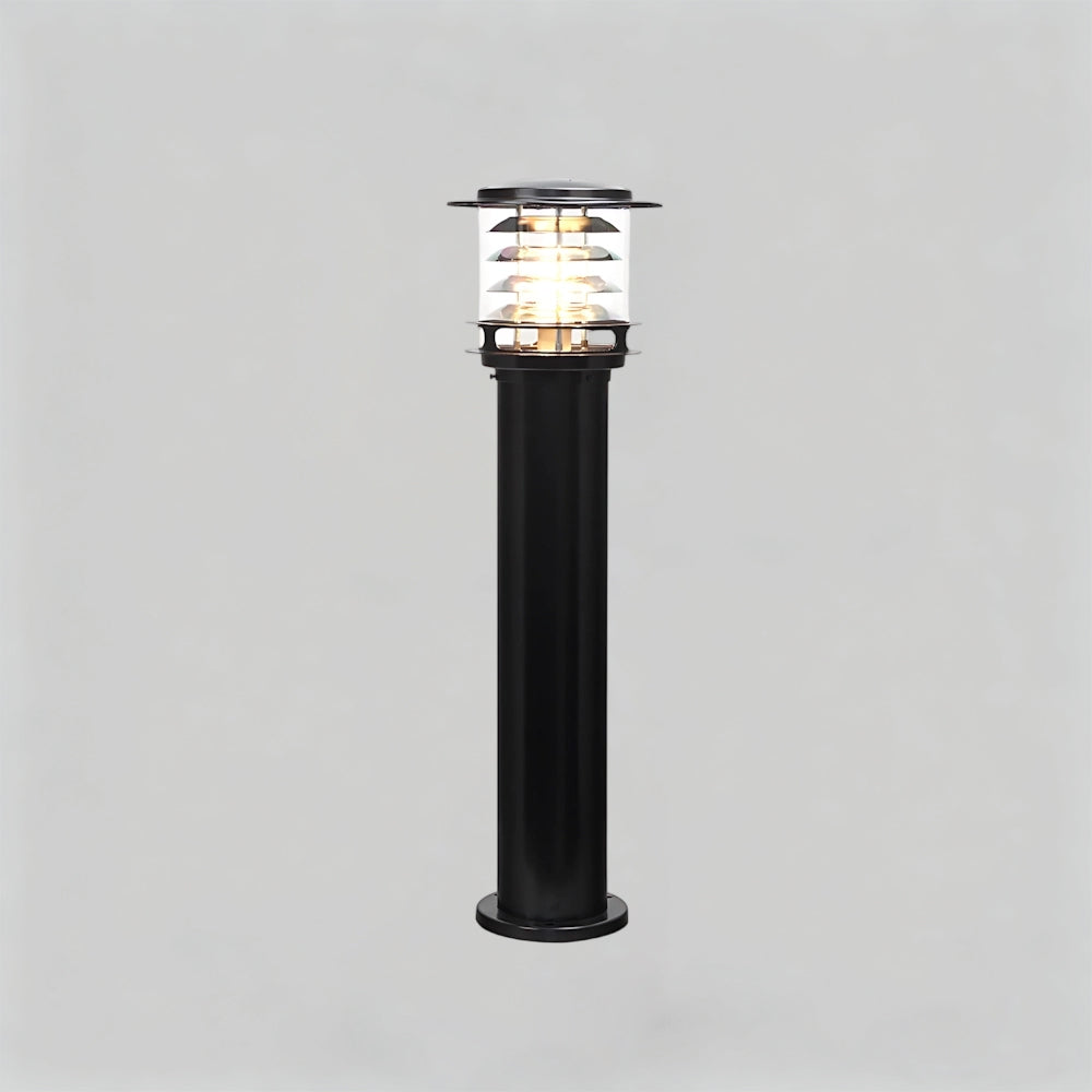 Aluminium Garden Bollard Light, IP65, E27, 15 cm Diameter