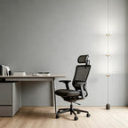 Three-Shade Pendant Light with Natural Stone Counterweight