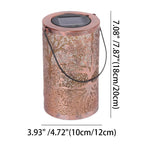 Solar Garden Lantern with Cut-Out Pattern, IP55, Hang or Stand