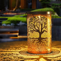 Solar Garden Lantern with Cut-Out Pattern, IP55, Hang or Stand