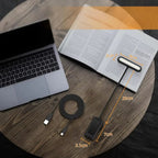 Rechargeable LED Clip-On Reading Light with Gooseneck
