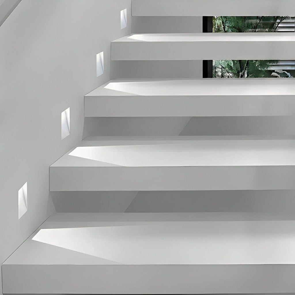 Recessed Motion Sensor Stair Light, Indirect LED Glow