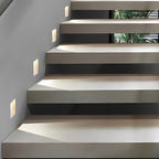 Recessed Motion Sensor Stair Light, Indirect LED Glow