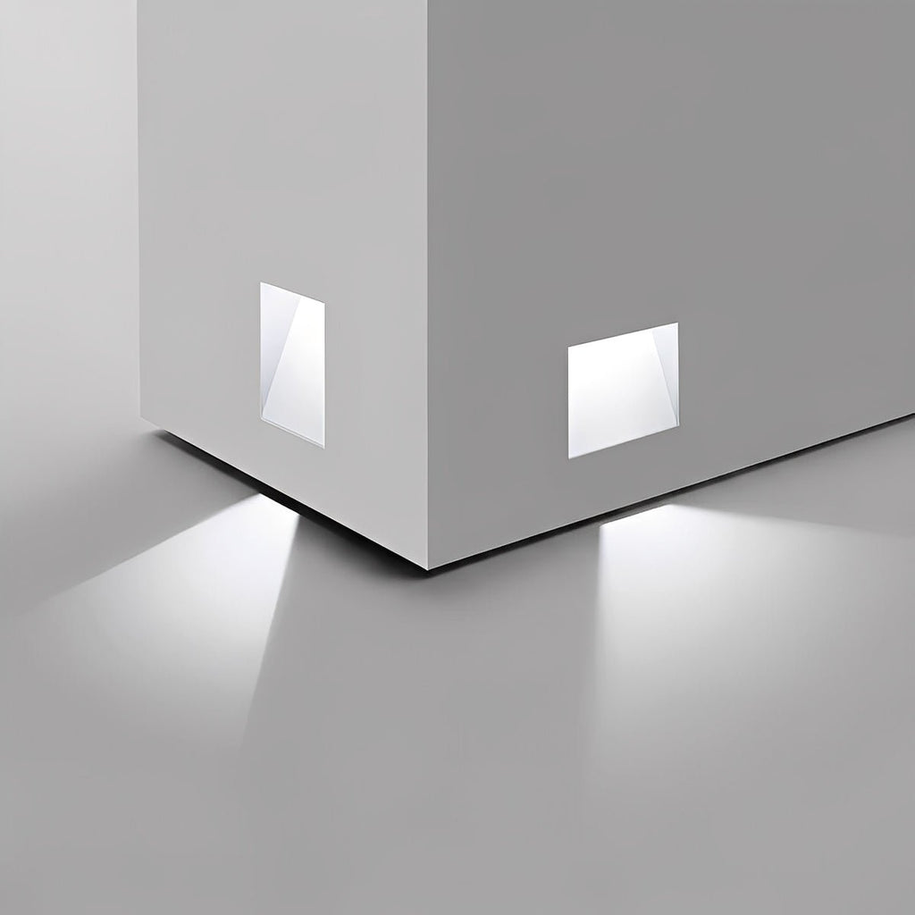 Recessed Motion Sensor Stair Light, Indirect LED Glow