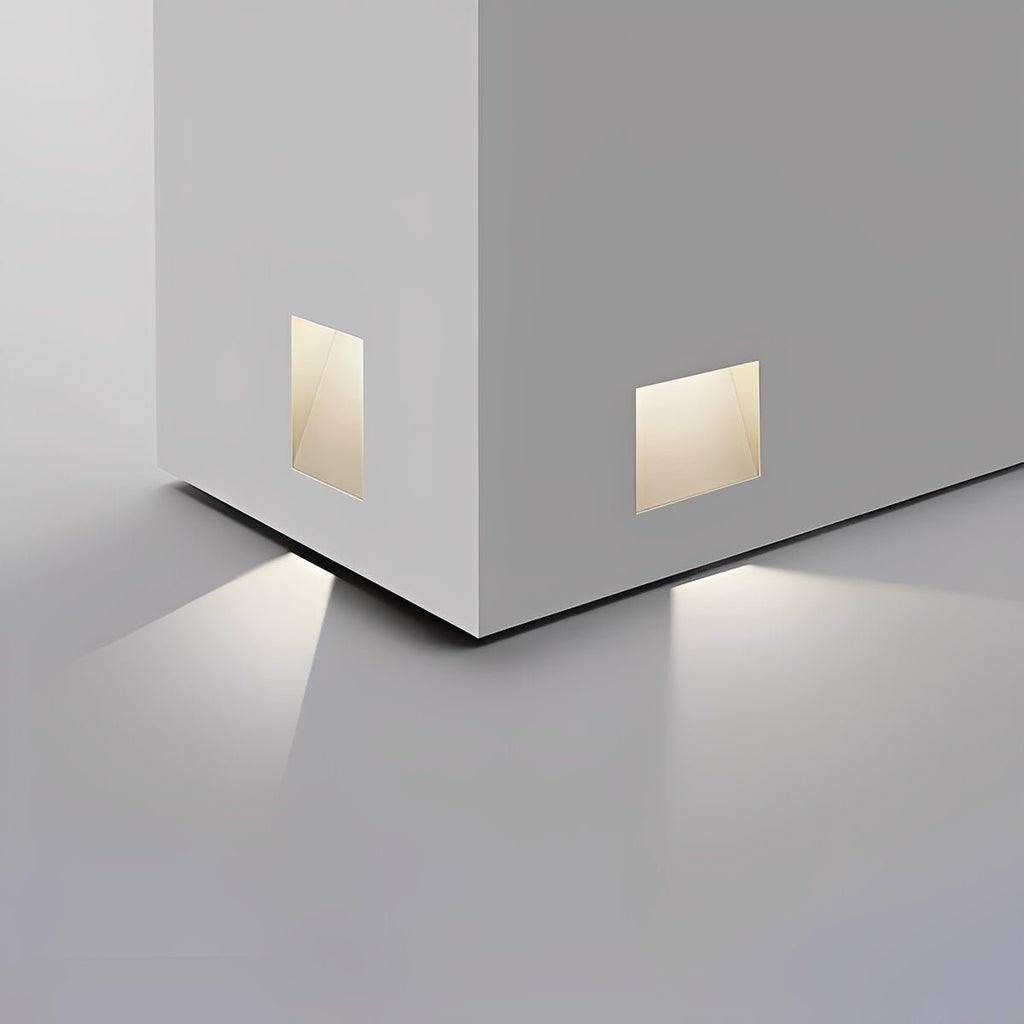 Recessed Motion Sensor Stair Light, Indirect LED Glow