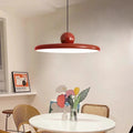 Bauhaus LED Disc Pendant Light with Adjustable Drop
