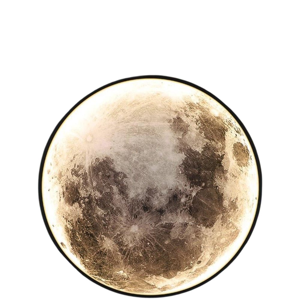 3D Moon LED Wall and Ceiling Light with Remote Control