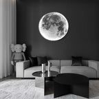 3D Moon LED Wall and Ceiling Light with Remote Control