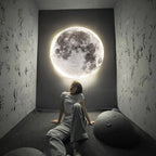 3D Moon LED Wall and Ceiling Light with Remote Control