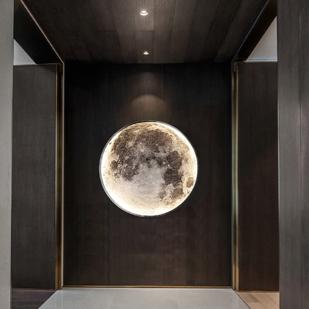 3D Moon LED Wall and Ceiling Light with Remote Control