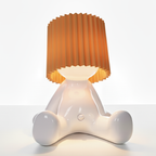 Seated Figure LED Table Lamp, Rechargeable, Eight Colours