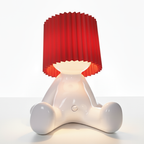 Seated Figure LED Table Lamp, Rechargeable, Eight Colours