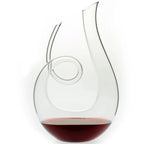 Swirl Glass Wine Decanter for Aerating and Easy Pouring