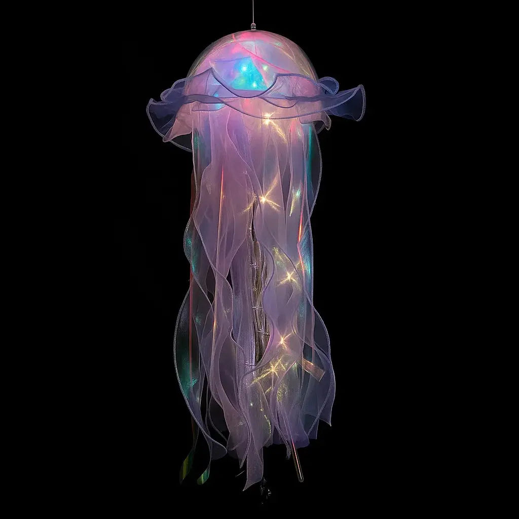 Hanging Jellyfish LED Lamp, 50cm, Battery Powered