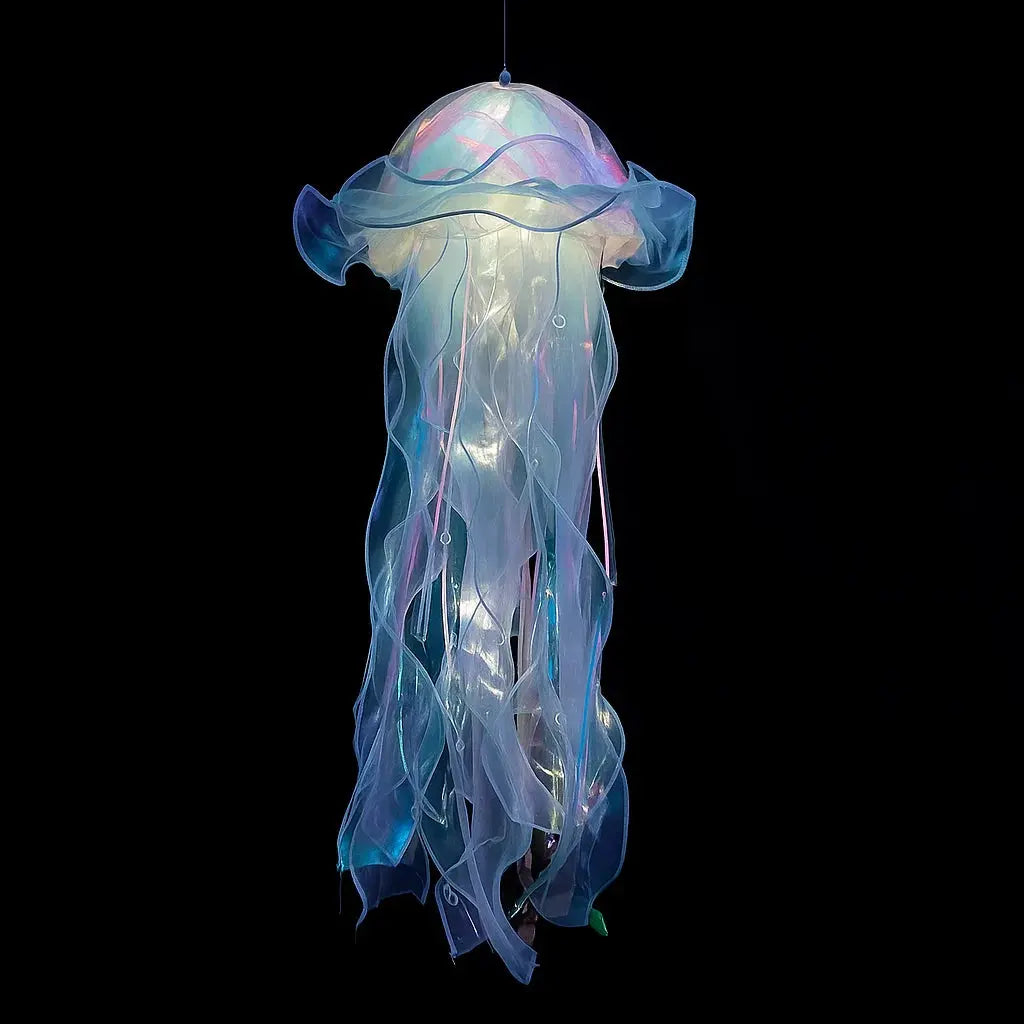 Hanging Jellyfish LED Lamp, 50cm, Battery Powered