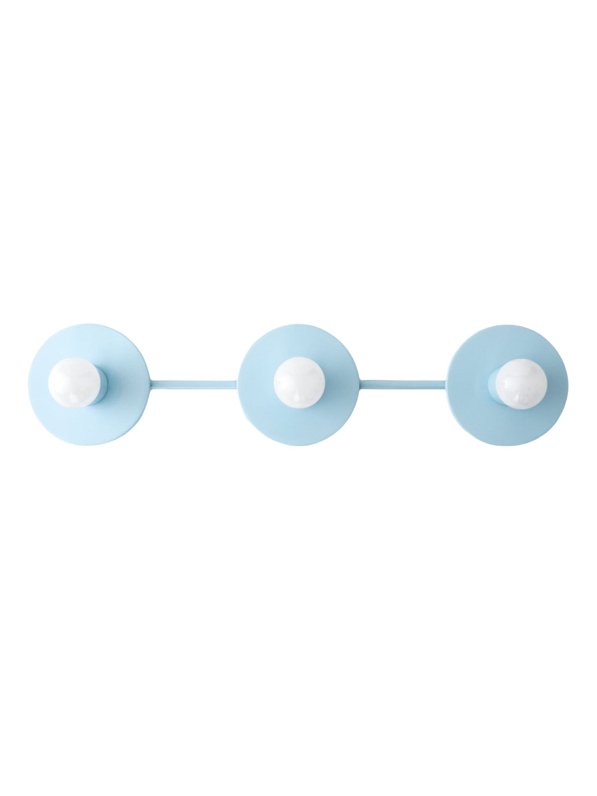 Minimalist 3-Light Wall Light, 55.9cm Wide, Eight Colours