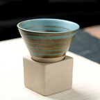 Ceramic Espresso Cups Set of 2, 100ml Handmade Glaze