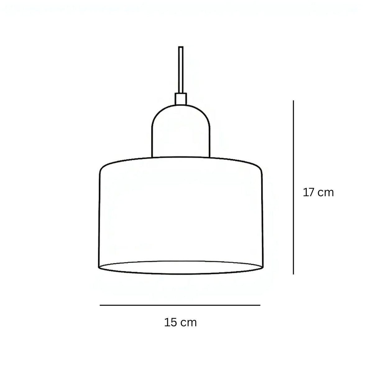 Retro Glass Pendant Light, E27, Adjustable Drop to 150cm