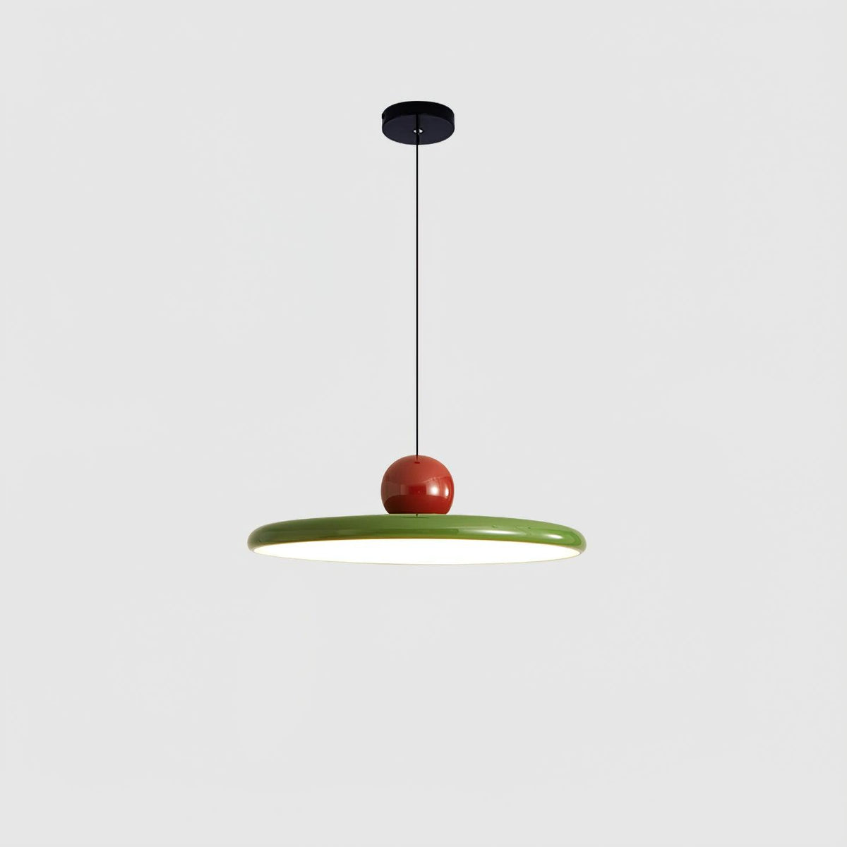 Round LED Disc Pendant Light, Dimmable, 30 to 50 cm